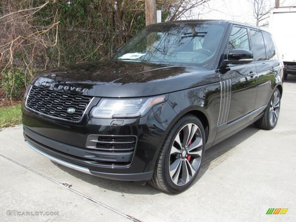 Santorini Black Metallic 2019 Land Rover Range Rover SVAutobiography Dynamic Exterior Photo #131830293