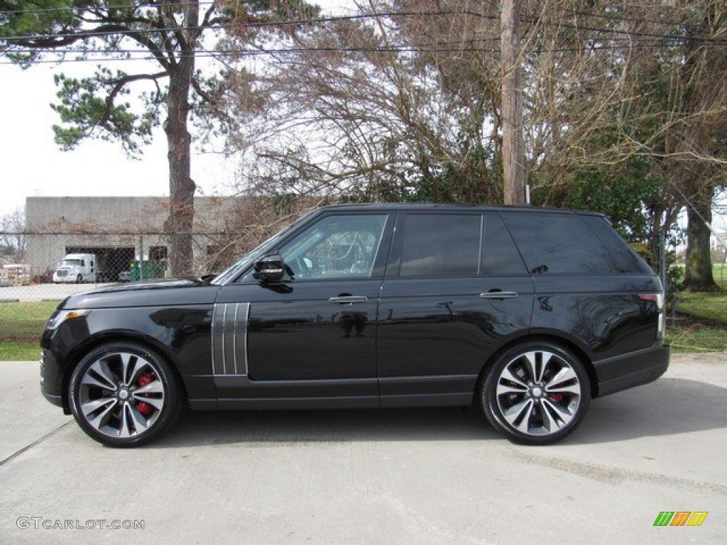 Santorini Black Metallic 2019 Land Rover Range Rover SVAutobiography Dynamic Exterior Photo #131830317