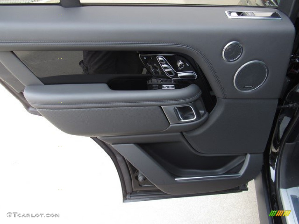 2019 Land Rover Range Rover SVAutobiography Dynamic Ebony/Ebony Door Panel Photo #131830584