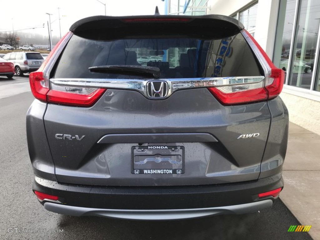 2019 CR-V EX AWD - Modern Steel Metallic / Black photo #7