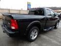 2017 Brilliant Black Crystal Pearl Ram 1500 Express Quad Cab 4x4  photo #6