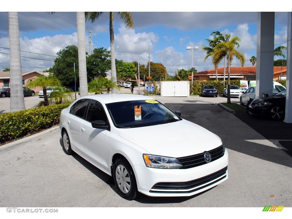 2016 Pure White Volkswagen Jetta S 131820122 Car