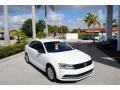 2016 Pure White Volkswagen Jetta S  photo #1