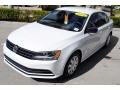 2016 Pure White Volkswagen Jetta S  photo #4