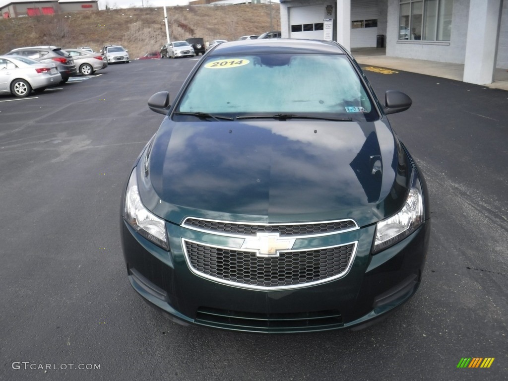 2014 Cruze LS - Rainforest Green Metallic / Jet Black/Medium Titanium photo #4