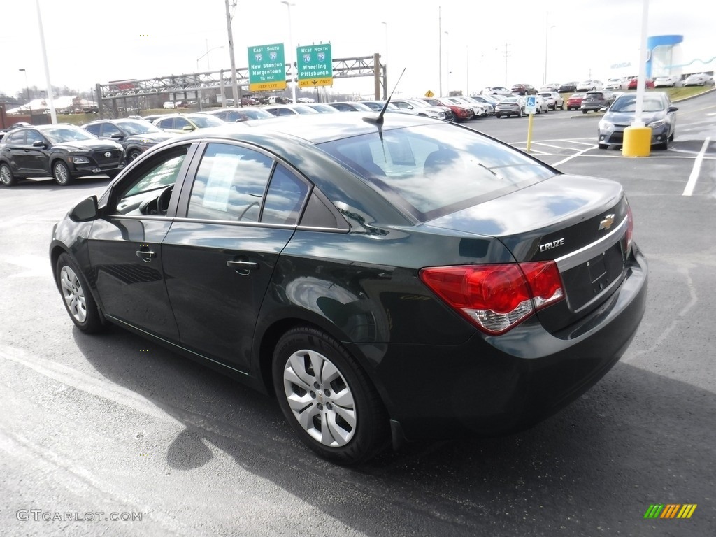 2014 Cruze LS - Rainforest Green Metallic / Jet Black/Medium Titanium photo #7