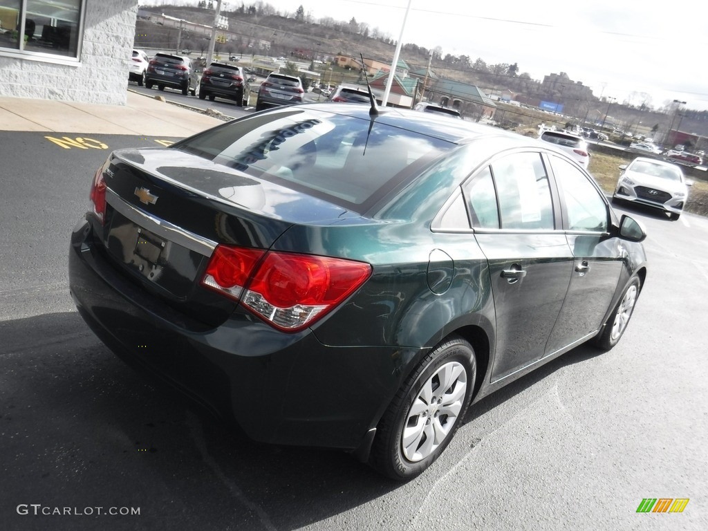 2014 Cruze LS - Rainforest Green Metallic / Jet Black/Medium Titanium photo #9