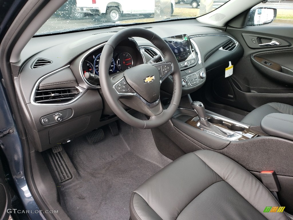 Jet Black Interior 2019 Chevrolet Malibu Premier Photo