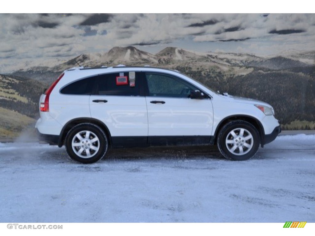 2009 CR-V EX 4WD - Taffeta White / Gray photo #2