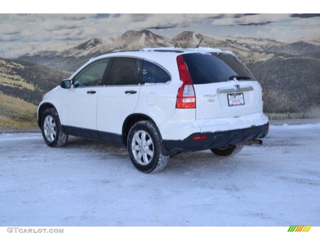 2009 CR-V EX 4WD - Taffeta White / Gray photo #7