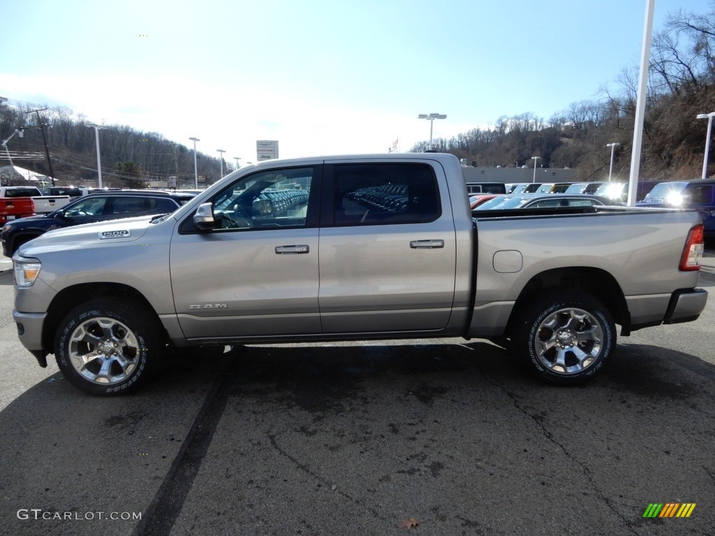 2019 1500 Big Horn Crew Cab 4x4 - Billett Silver Metallic / Black photo #2