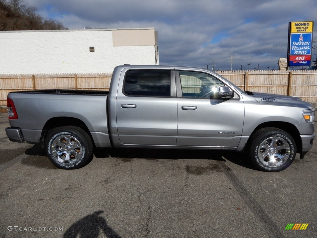 2019 1500 Big Horn Crew Cab 4x4 - Billett Silver Metallic / Black photo #6