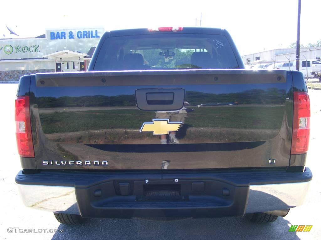 2008 Silverado 1500 LT Crew Cab - Black / Light Titanium/Ebony Accents photo #7