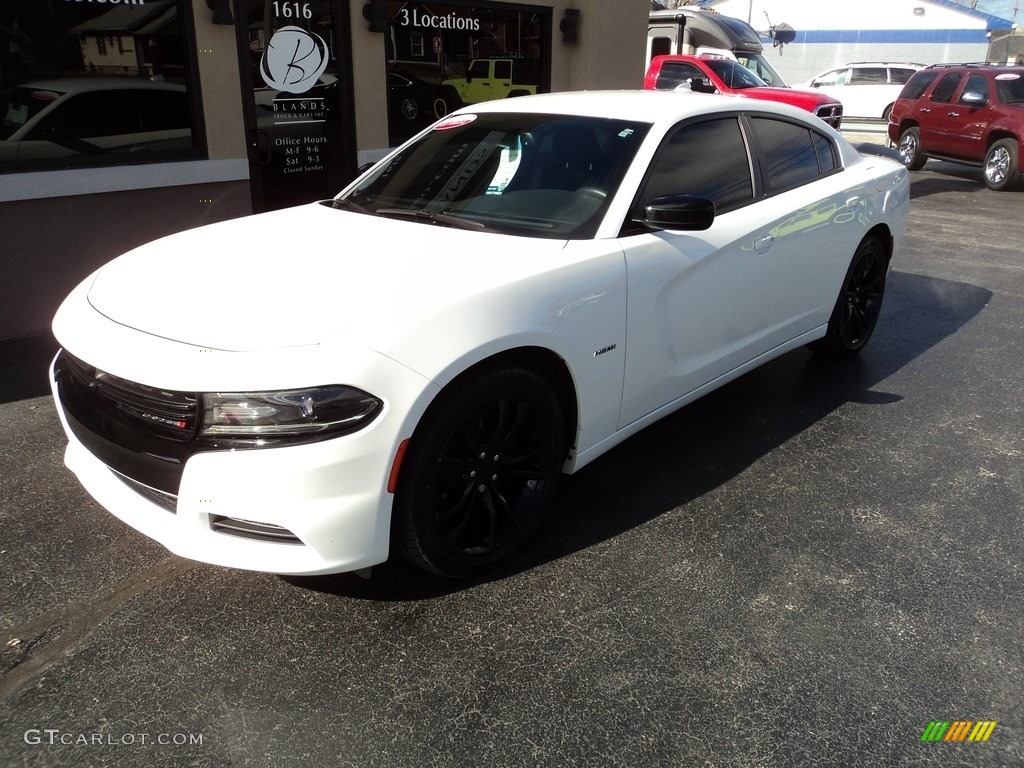 2016 Charger R/T - Bright White / Black photo #2