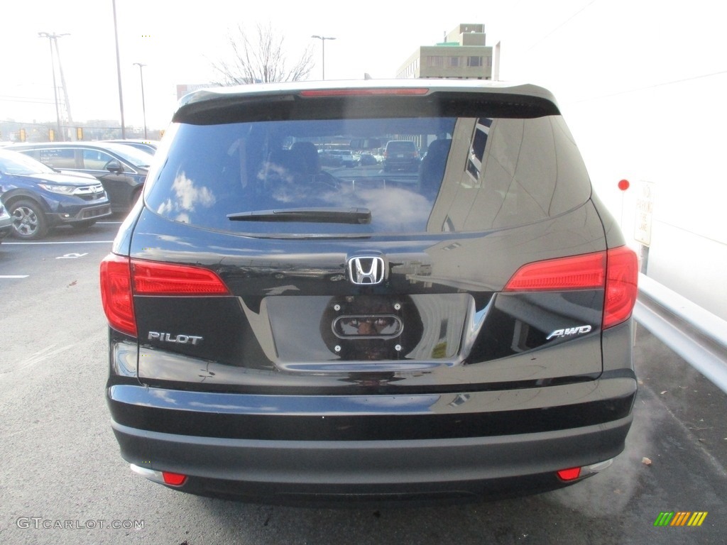 2016 Pilot EX-L AWD - Crystal Black Pearl / Black photo #4