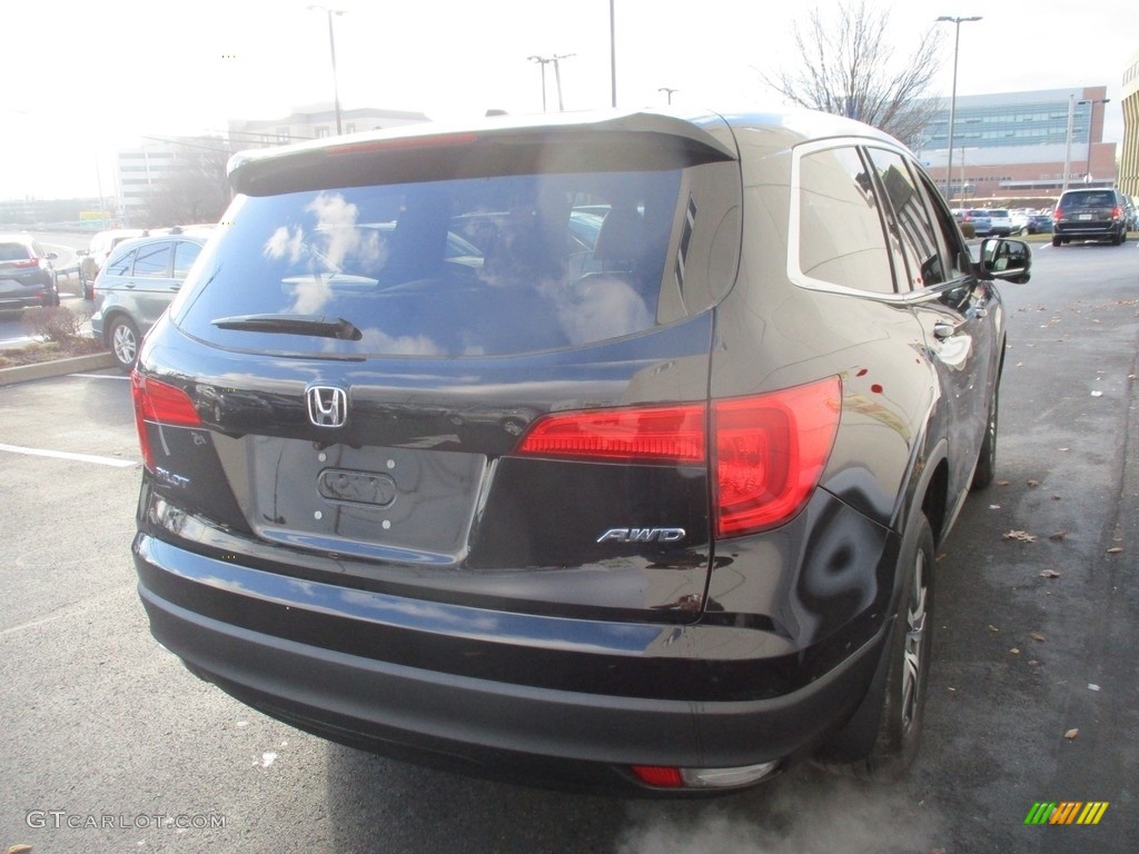 2016 Pilot EX-L AWD - Crystal Black Pearl / Black photo #5