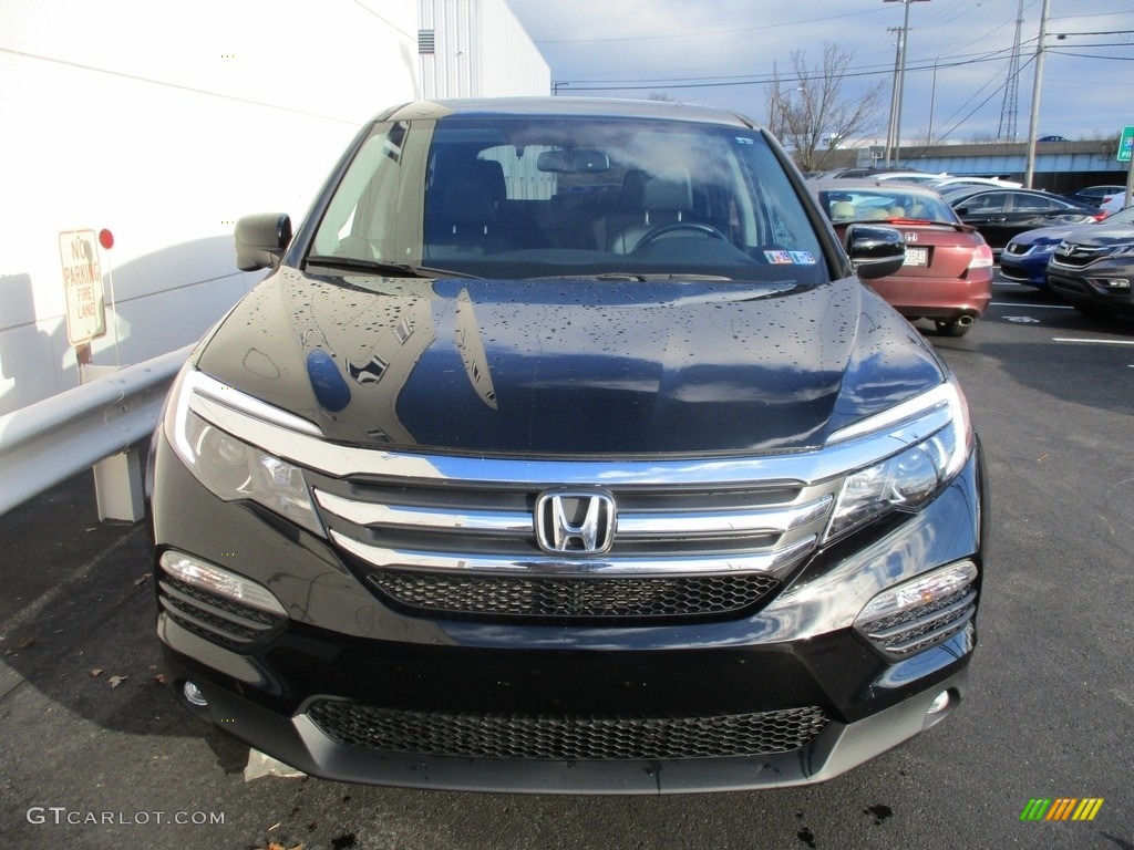 2016 Pilot EX-L AWD - Crystal Black Pearl / Black photo #8