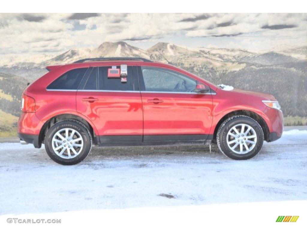 2012 Edge Limited AWD - Red Candy Metallic / Charcoal Black photo #2