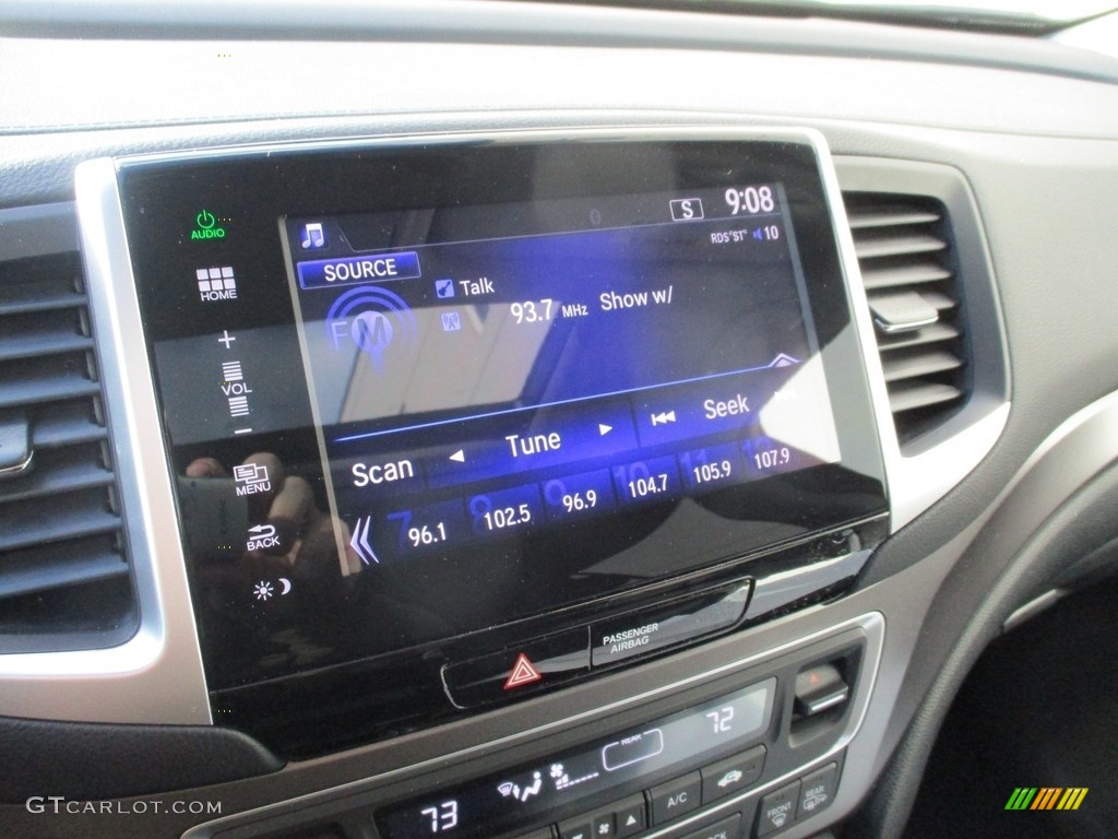2016 Pilot EX-L AWD - Crystal Black Pearl / Black photo #15