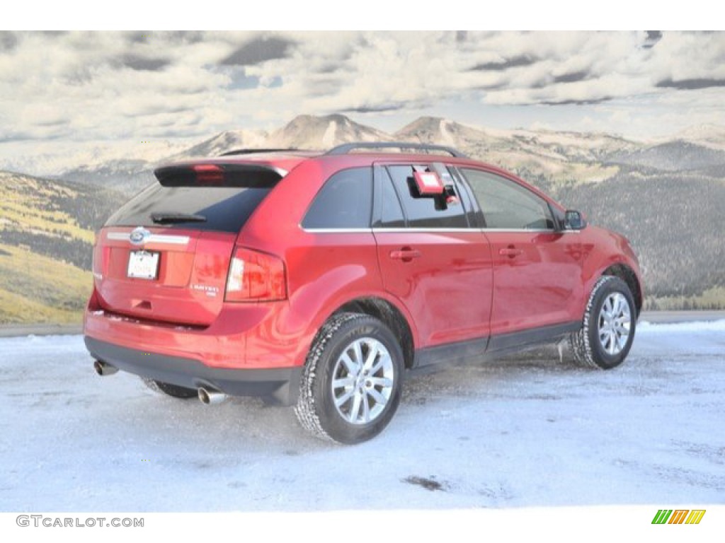 2012 Edge Limited AWD - Red Candy Metallic / Charcoal Black photo #3