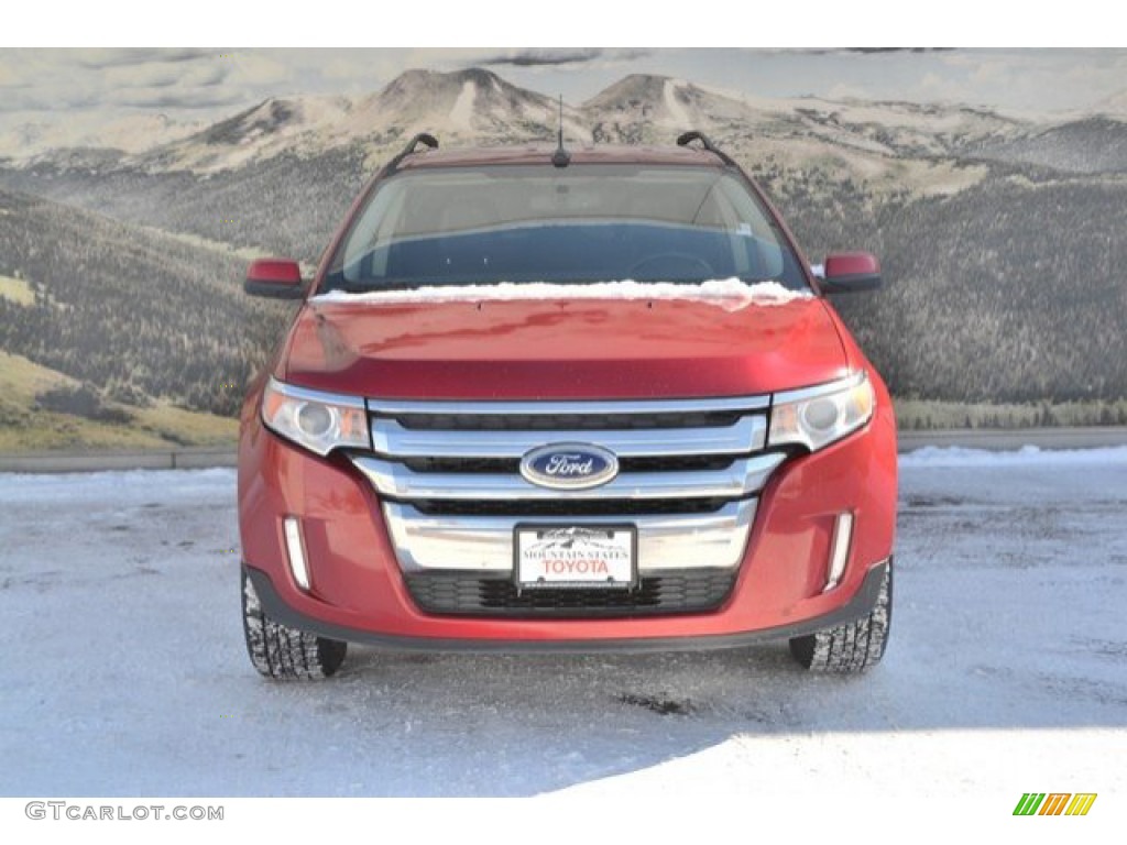 2012 Edge Limited AWD - Red Candy Metallic / Charcoal Black photo #4