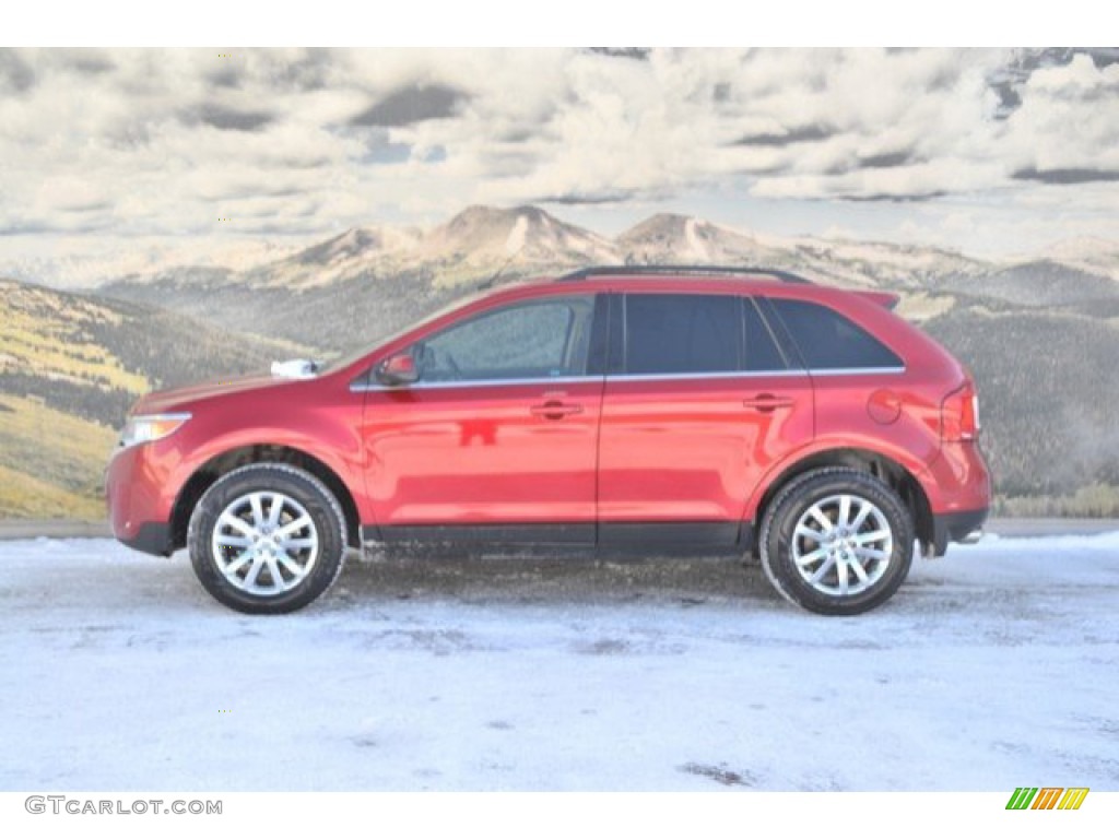 2012 Edge Limited AWD - Red Candy Metallic / Charcoal Black photo #6