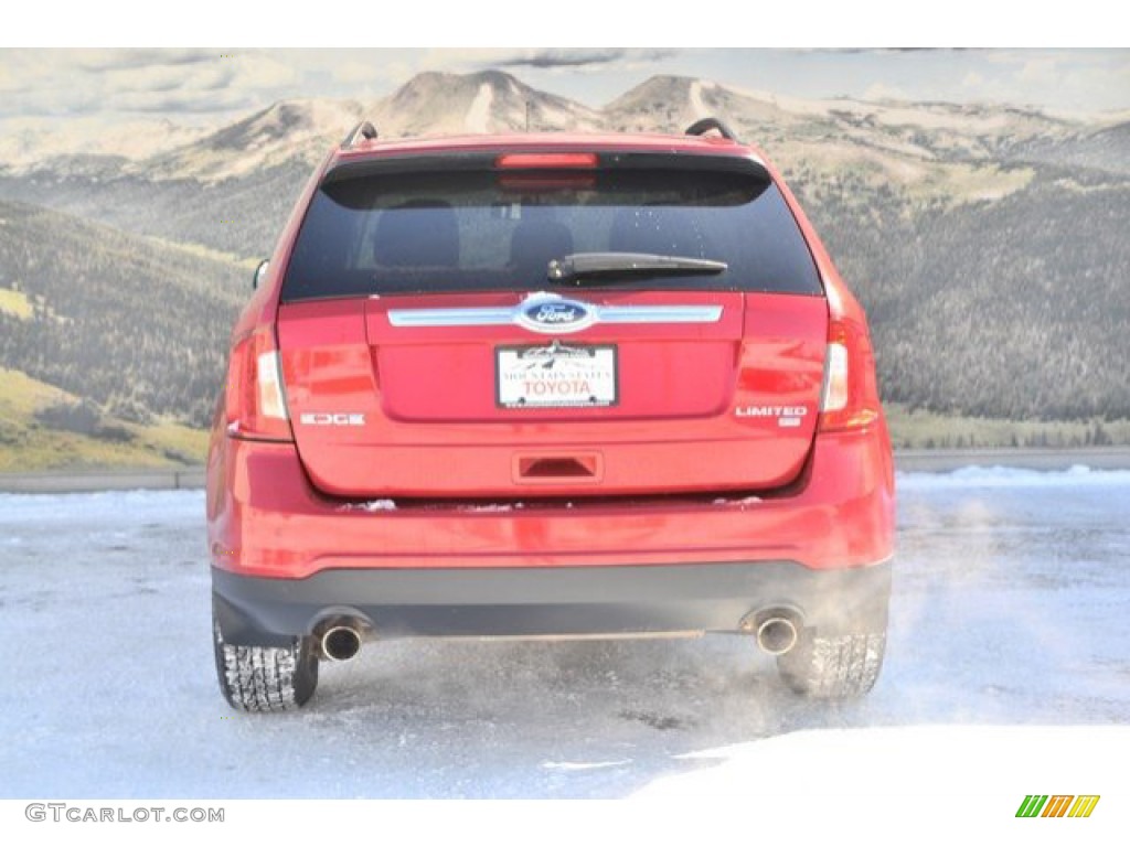 2012 Edge Limited AWD - Red Candy Metallic / Charcoal Black photo #8