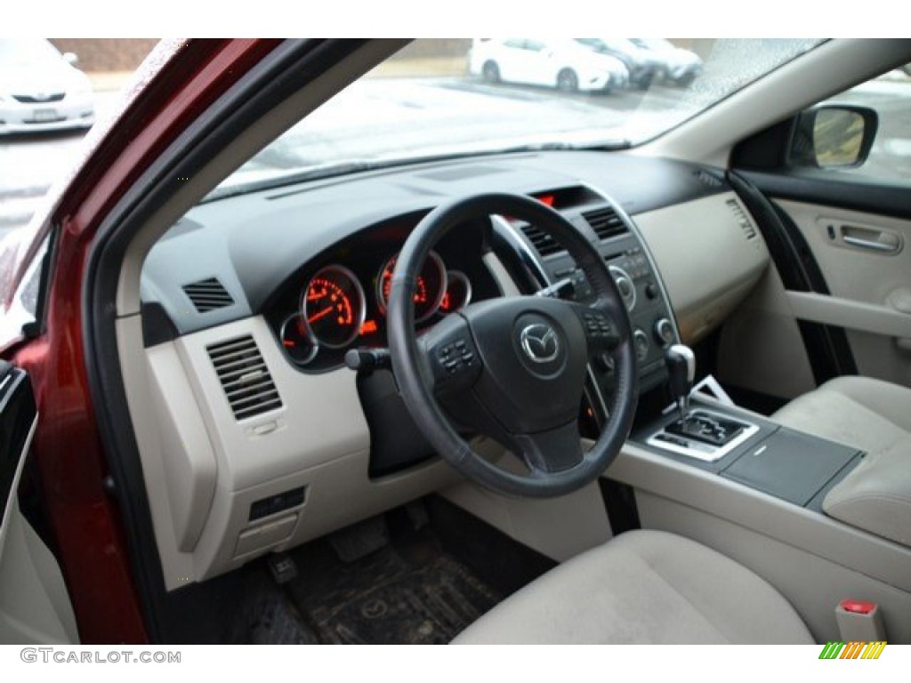 2007 CX-9 Sport AWD - Copper Red Mica / Sand photo #10