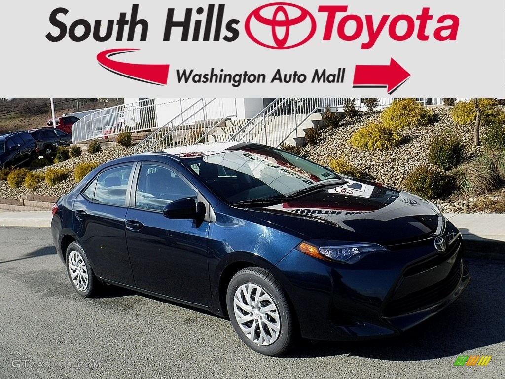 2017 Corolla LE - Galactic Aqua Mica / Black photo #1