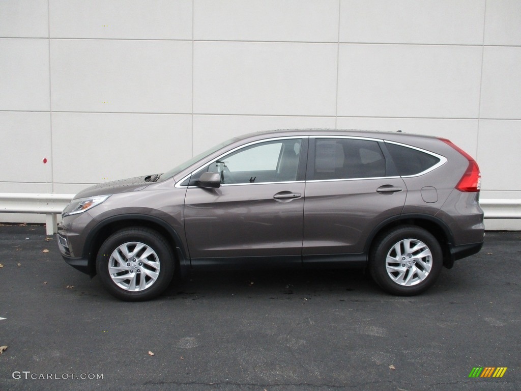 2016 CR-V EX AWD - Urban Titanium Metallic / Black photo #2