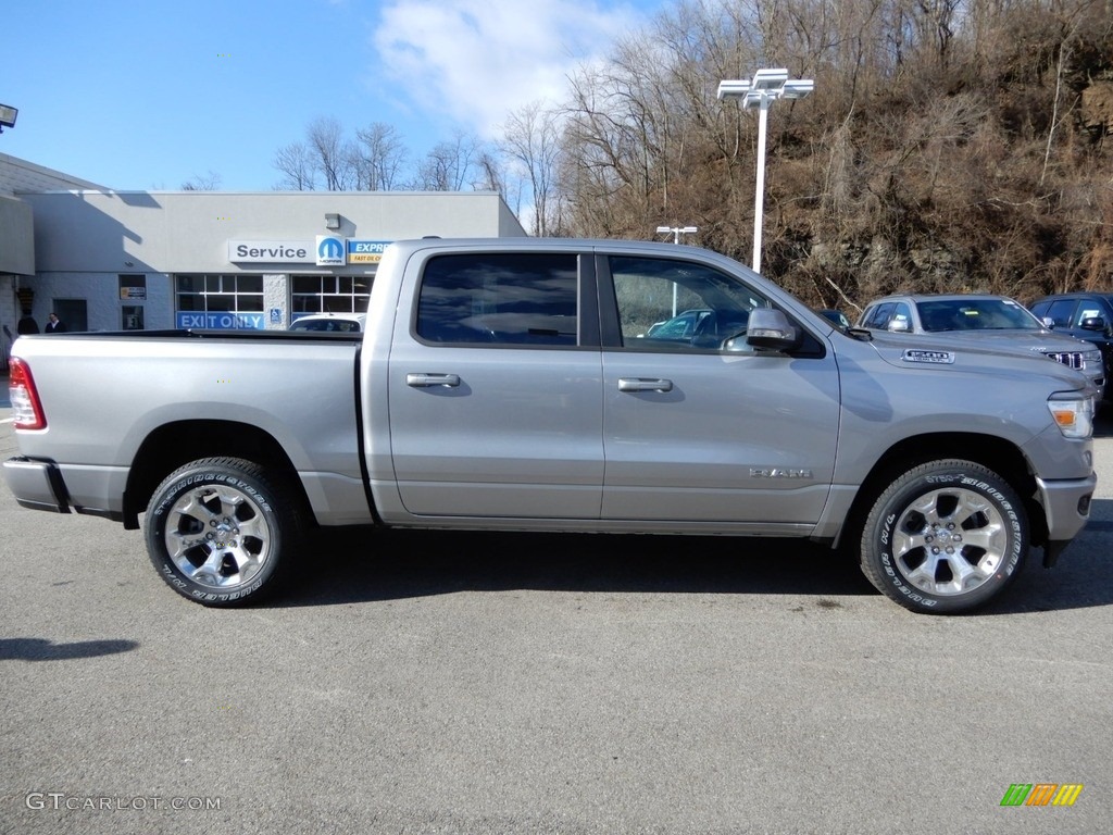 2019 1500 Big Horn Crew Cab 4x4 - Billett Silver Metallic / Black photo #6