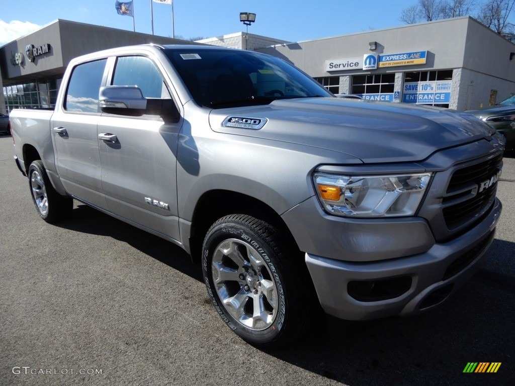 2019 1500 Big Horn Crew Cab 4x4 - Billett Silver Metallic / Black photo #7