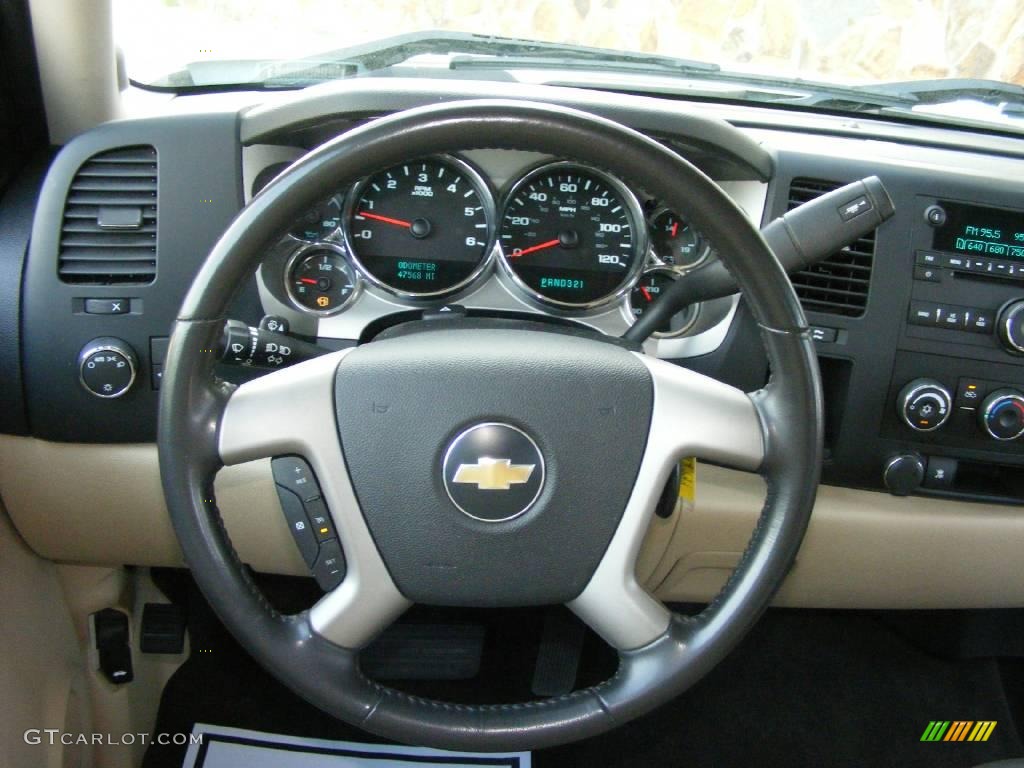 2008 Silverado 1500 LT Crew Cab - Summit White / Light Cashmere/Ebony Accents photo #23