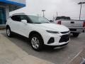 2019 Summit White Chevrolet Blazer 3.6L Leather AWD  photo #3