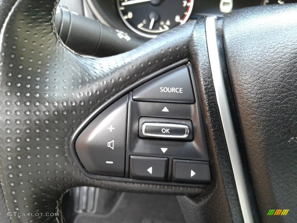 2018 Nissan Maxima SL Charcoal Steering Wheel Photo #131844318