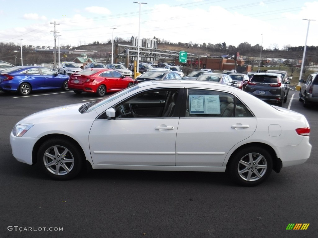 2003 Accord EX V6 Sedan - Taffeta White / Ivory photo #7