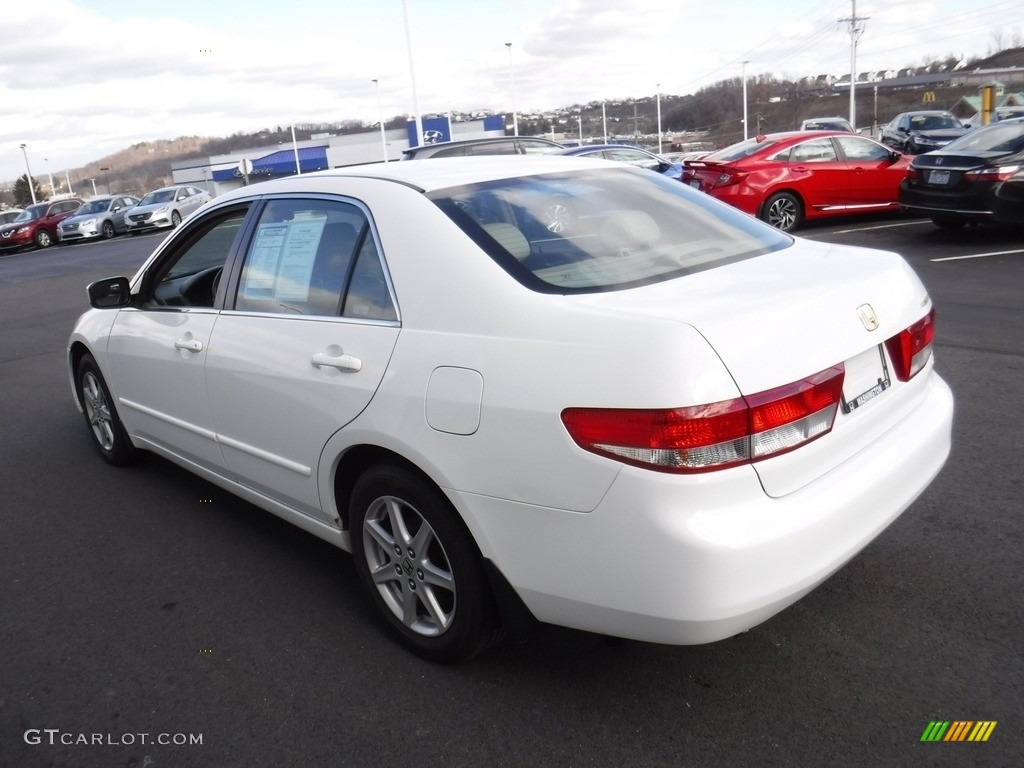 2003 Accord EX V6 Sedan - Taffeta White / Ivory photo #8
