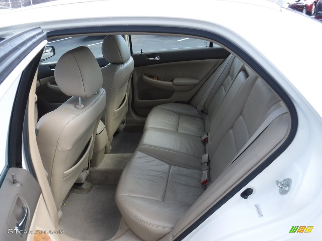 2003 Accord EX V6 Sedan - Taffeta White / Ivory photo #24