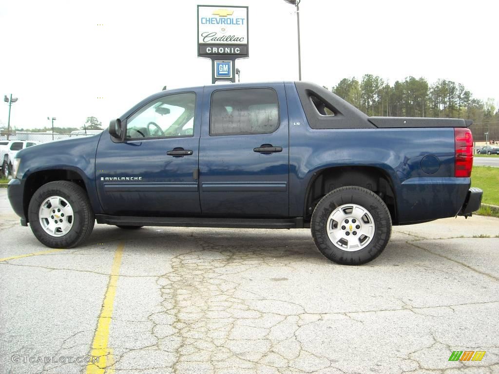 2009 Avalanche LS - Dark Blue Metallic / Light Cashmere photo #1