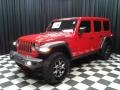Firecracker Red - Wrangler Unlimited Rubicon 4x4 Photo No. 2