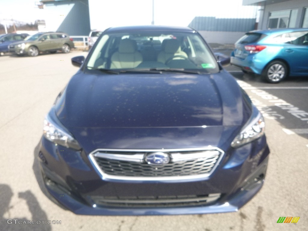 2019 Impreza 2.0i Premium 4-Door - Dark Blue Pearl / Ivory photo #9