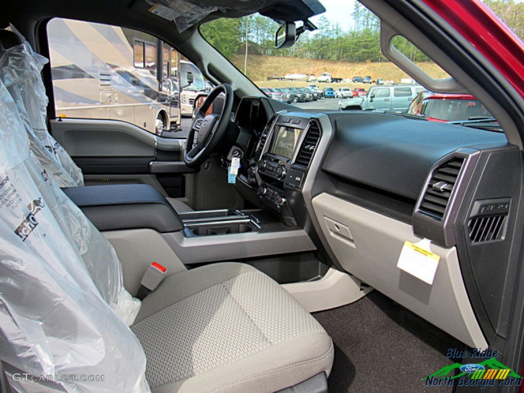 2019 F150 XLT SuperCrew 4x4 - Ruby Red / Earth Gray photo #11
