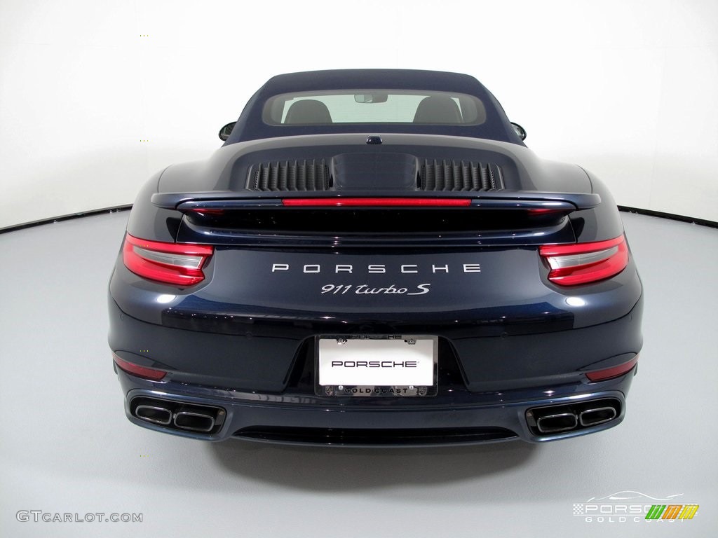 2019 911 Turbo S Cabriolet - Night Blue Metallic / Natural Espresso/Cognac photo #12