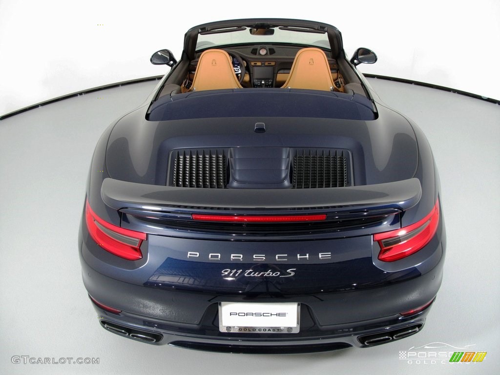2019 911 Turbo S Cabriolet - Night Blue Metallic / Natural Espresso/Cognac photo #21
