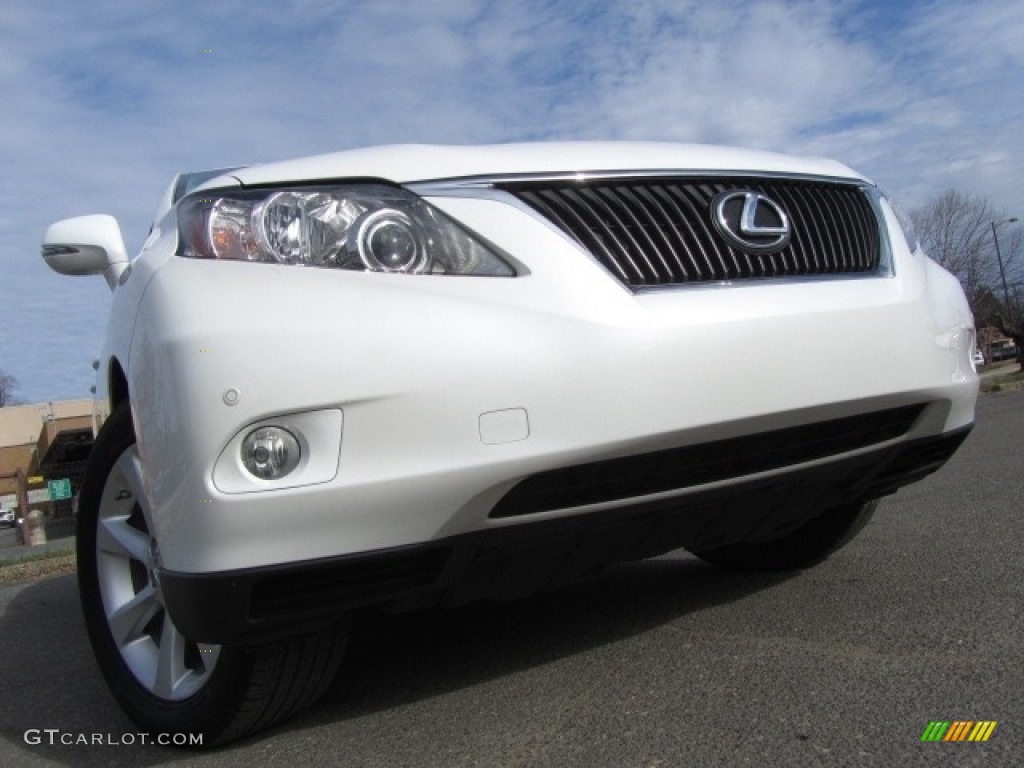 2010 RX 350 - Starfire White Pearl / Light Gray/Espresso Birds-Eye Maple photo #1