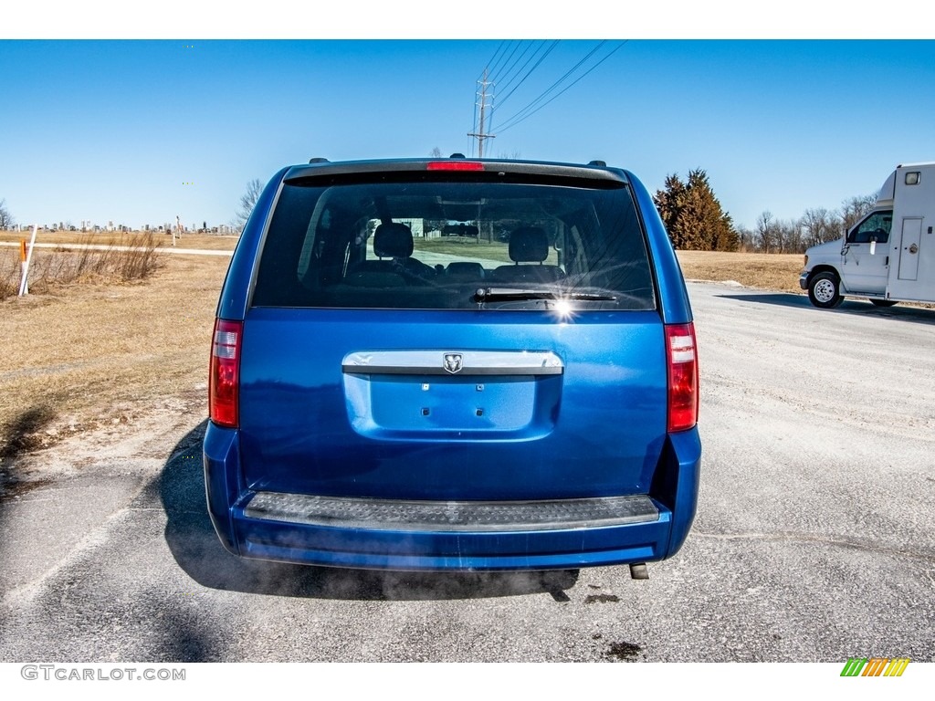 2010 Grand Caravan SXT - Deep Water Blue Pearl Coat / Medium Slate Gray/Light Shale photo #16
