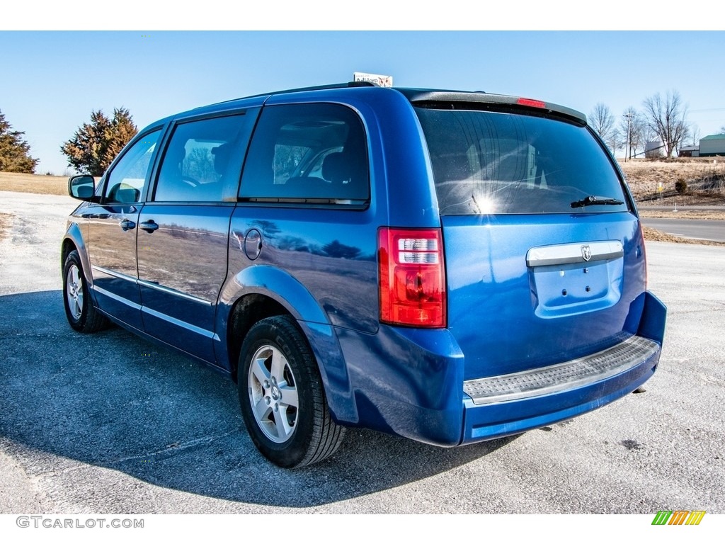 2010 Grand Caravan SXT - Deep Water Blue Pearl Coat / Medium Slate Gray/Light Shale photo #17