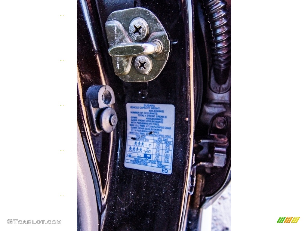 2003 Baja Sport - Black Granite Pearl / Gray photo #35