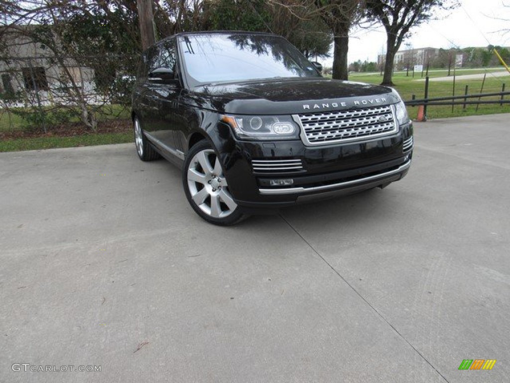 2017 Range Rover Autobiography - Narvik Black / Ebony/Tan photo #1