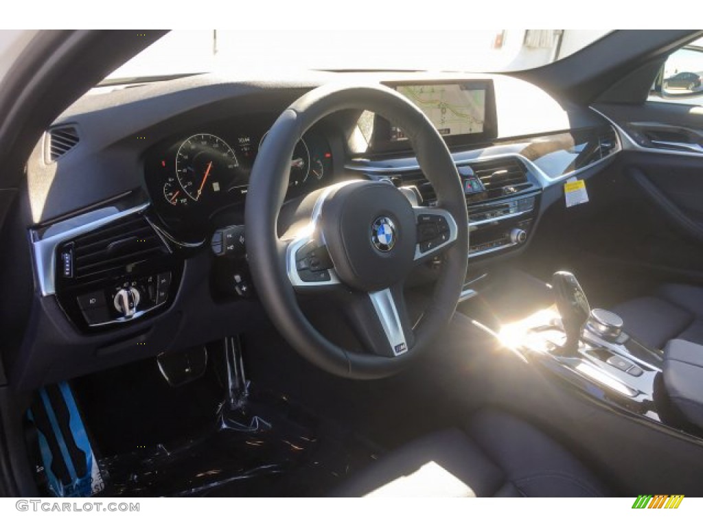 2019 5 Series 540i Sedan - Alpine White / Night Blue photo #4